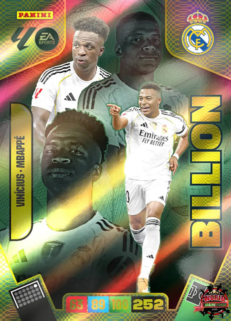 #BLL03 | Panini | Adrenalyn XL | La Liga | 2025-2026 | Vinicius / Mbappe | Real Madrid | Billion
