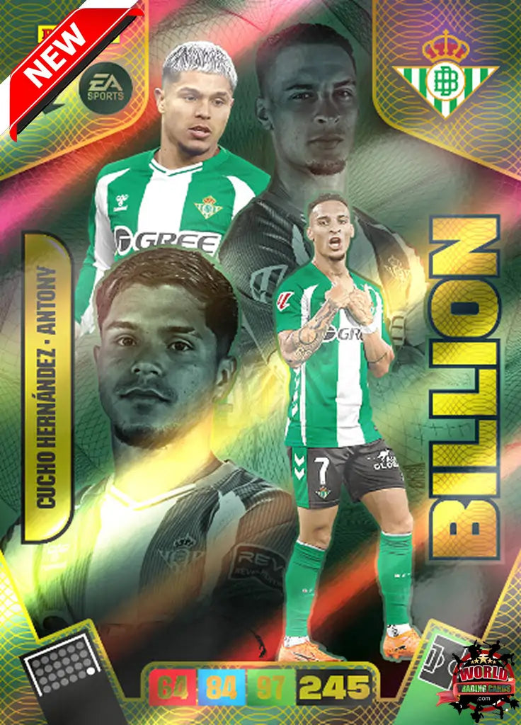#BLL04 | Panini | Adrenalyn XL | La Liga | 2025-2026 | Cucho / Antony | Real Betis | Billion