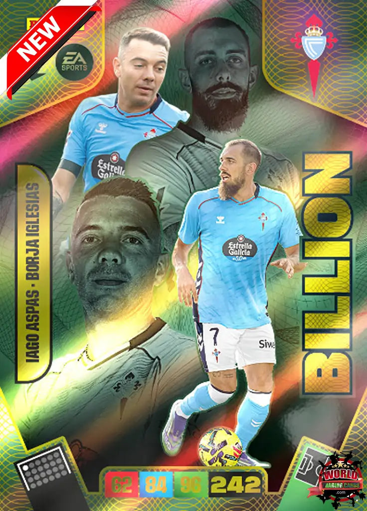 #BLL05 | Panini | Adrenalyn XL | La Liga | 2025-2026 | Aspas / Borja Iglesias | RC Celta | Billion