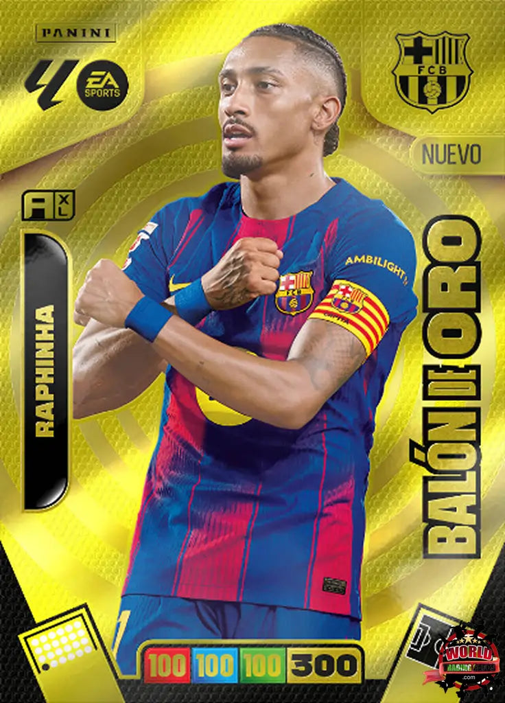 #BON | Panini | Adrenalyn XL | La Liga | 2025-2026 | Raphinha | Barcelona | New Ballon d'Or