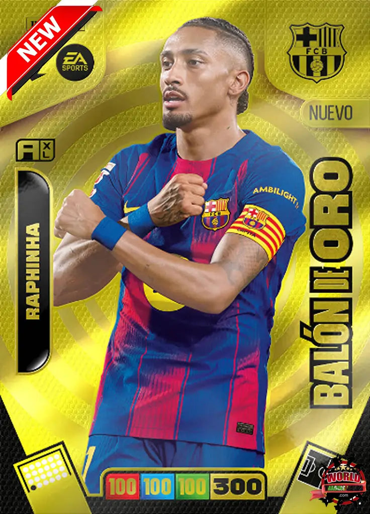 #BON | Panini | Adrenalyn XL | La Liga | 2025-2026 | Raphinha | Barcelona | New Ballon d'Or
