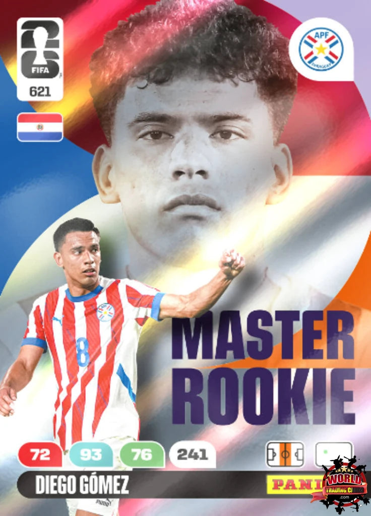 #621|Panini|Adrenlyn XL|FIFA World Cup|2026|Gustavo Gómez|Master Rookie
