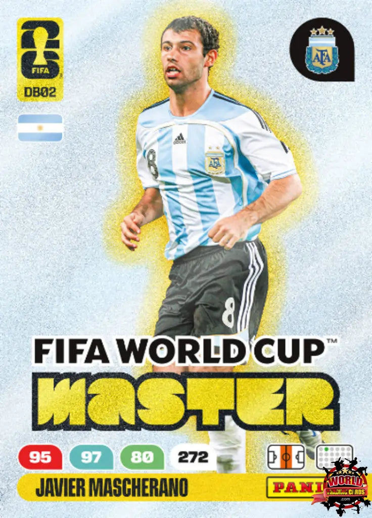 #M02|Panini|Adrenlyn XL|FIFA World Cup|2026|Javier Mascherano|Master