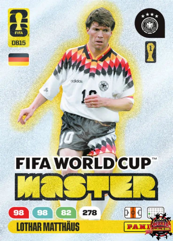 #M15|Panini|Adrenlyn XL|FIFA World Cup|2026|Lothar Matthäus|Master