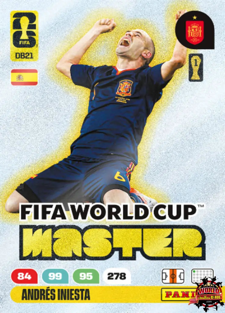 #M21|Panini|Adrenlyn XL|FIFA World Cup|2026|Andrés Iniesta|Master