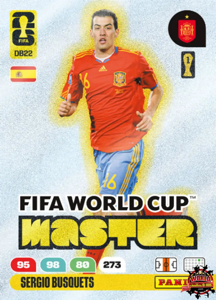 #M22|Panini|Adrenlyn XL|FIFA World Cup|2026|Sergio Busquets|Master