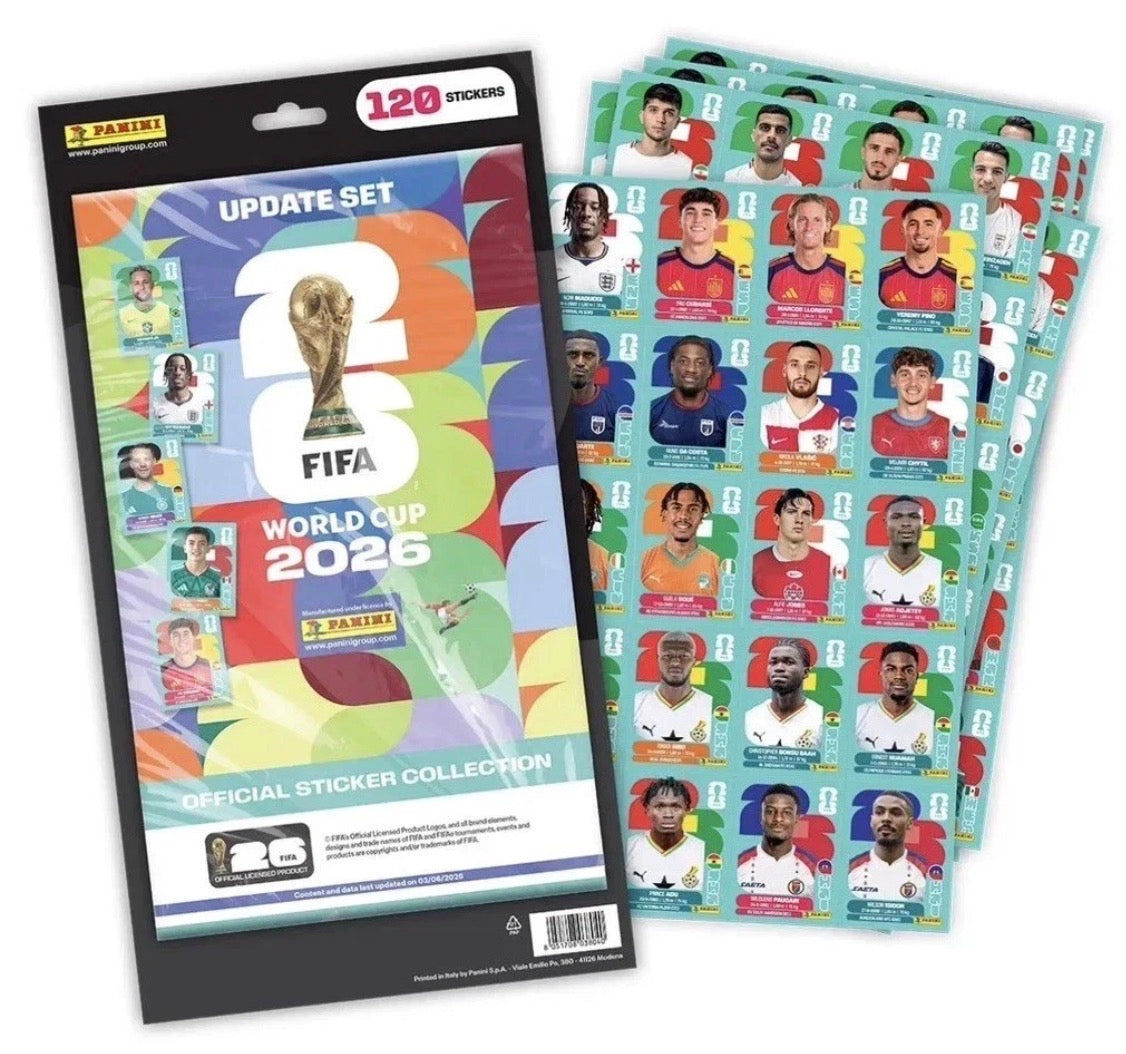 #FWC120INT | Panini | Fifa World Cup Stickers | 2026 | UPDATE | 120 Stickers Actualización - International version - Envío 10 días desde la compra