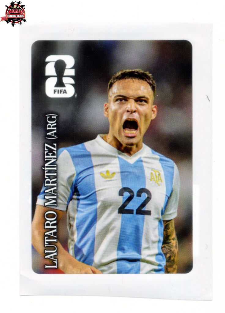 #CC-ESP010 |  | Fifa World Cup Stickers | Lautaro Martínez | Argentina | Coca Cola / SPANISH VERSION | Size 33x50 m/m