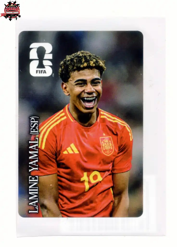 #CC-ESP001 |  | Fifa World Cup Stickers | Lamine Yamal | Spain | Coca Cola / SPANISH VERSION | Size 33x50 m/m