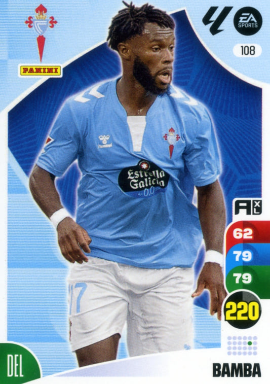 Panini Adrenalyn XL La Liga 2024/2025 - #108 - BAMBA - CELTA DE VIGO - 1st Edition, RAW Chrome