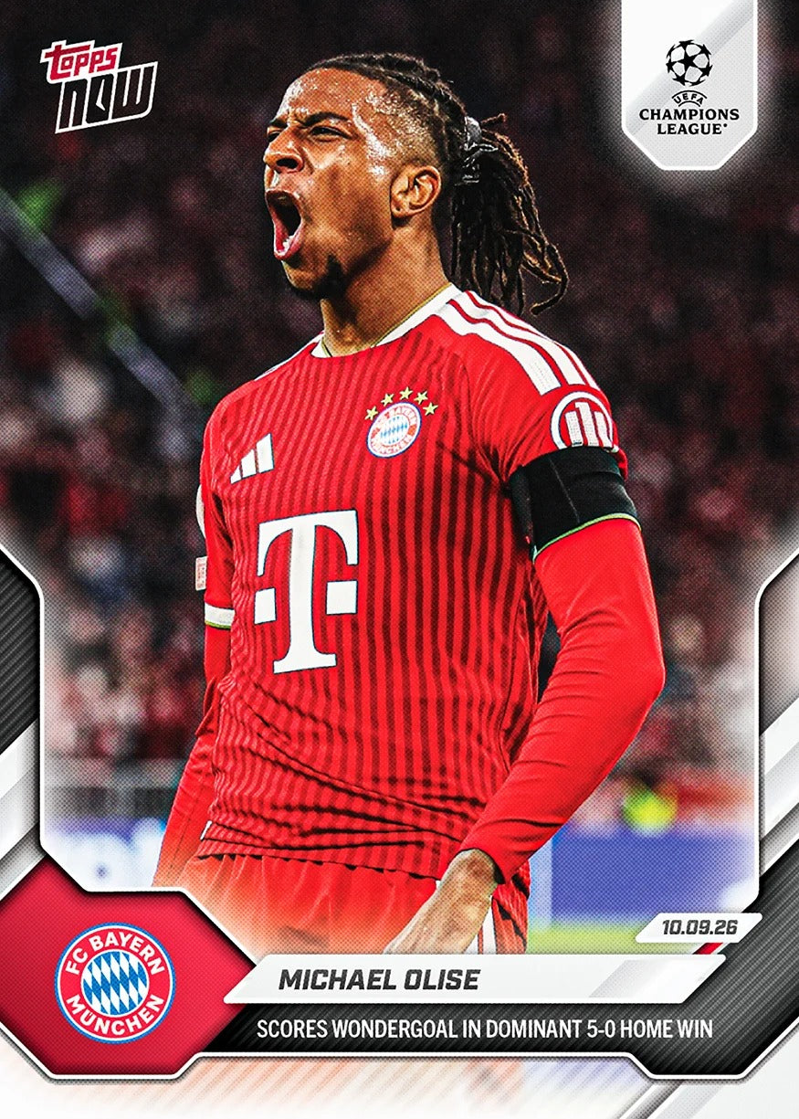 2026-27 | Topps | Now | Uefa Champions League | #016 | Michael Olise | Base