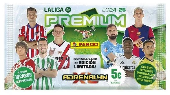 Panini Adrenalyn XL La Liga 2024/2025 - 1 ENVELOPE PREMIUM ADRENALYN XL LALIGA EA SPORTS 2024/25 