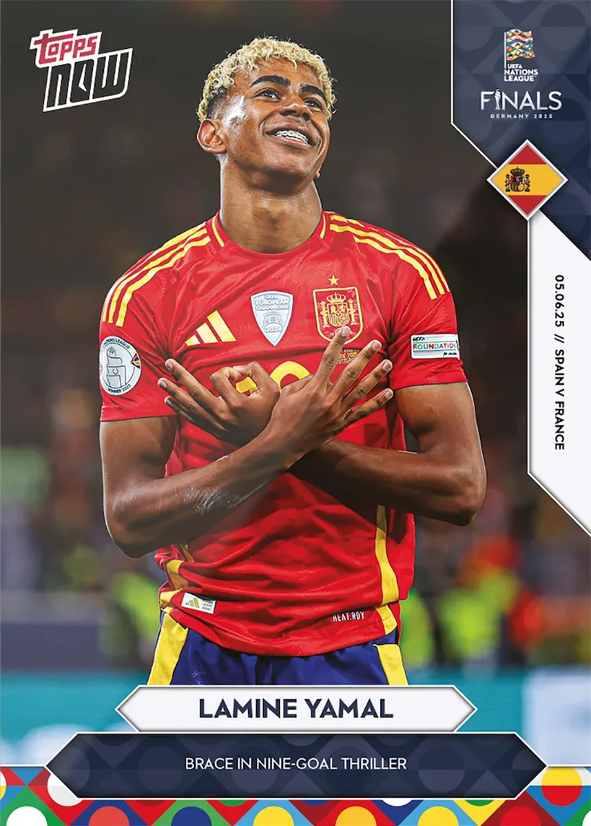 Topps Now Nations League Lamine Yamal