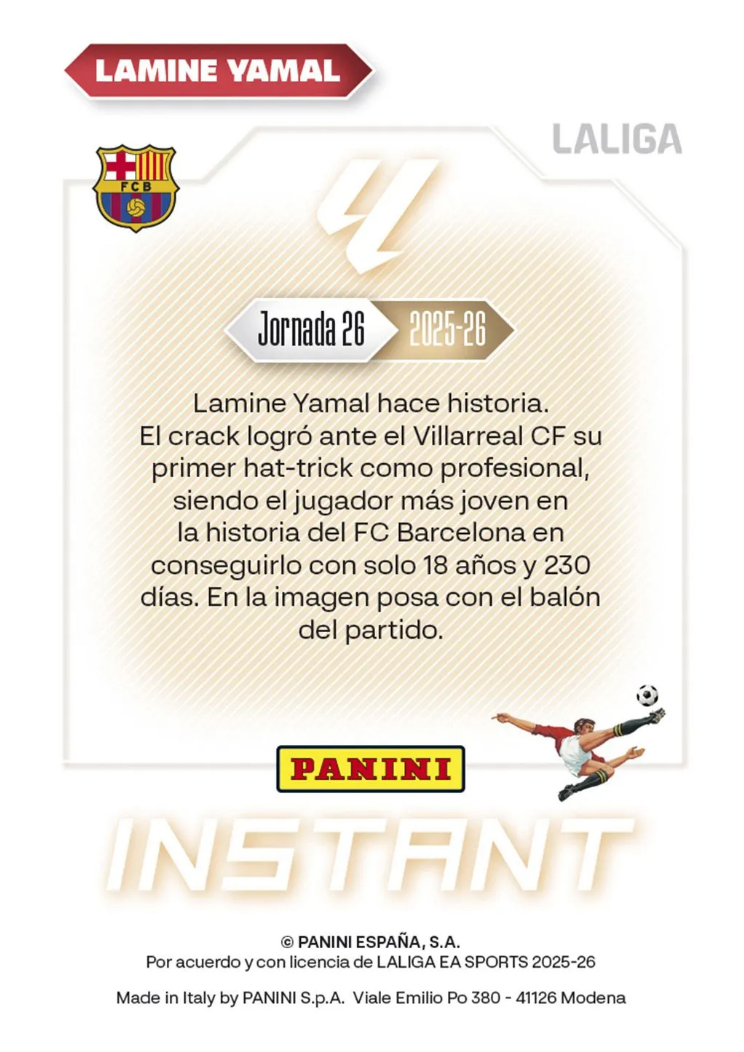Lamine Yamal | Lote de sus 2 últimas cartas de Topps y Panini para la historia | Edición Limitada