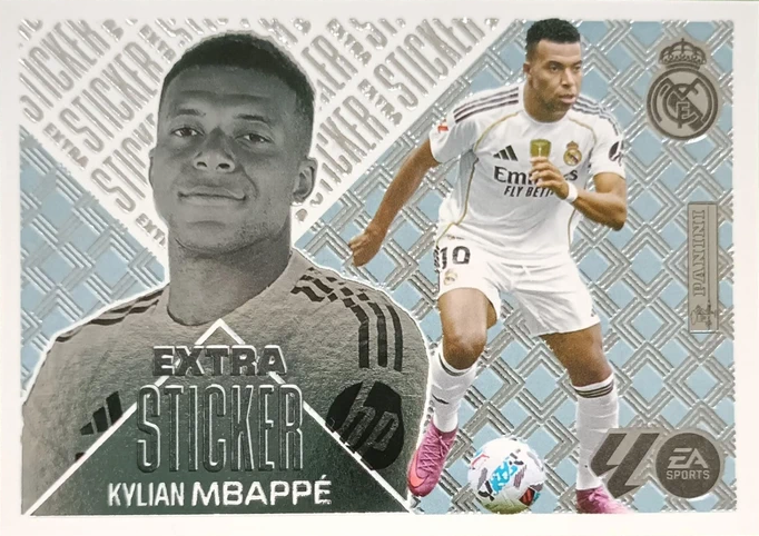 Panini | Liga Este | 2026-2027 | Real Madrid CF | Extra Sticker - Plata | #ESP02 | Mbappé