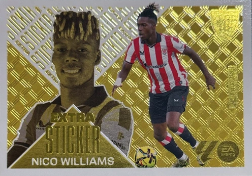 Panini | Liga Este | 2026-2027 | Athletic Club de Bilbao | Extra Sticker - Oro | #ESO03 | Nico Williams