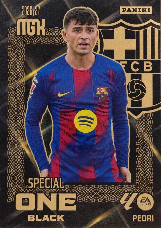 Panini | Megacracks | 2026-2027 | #SOB04 | Pedri | FC Barcelona | Special One Black