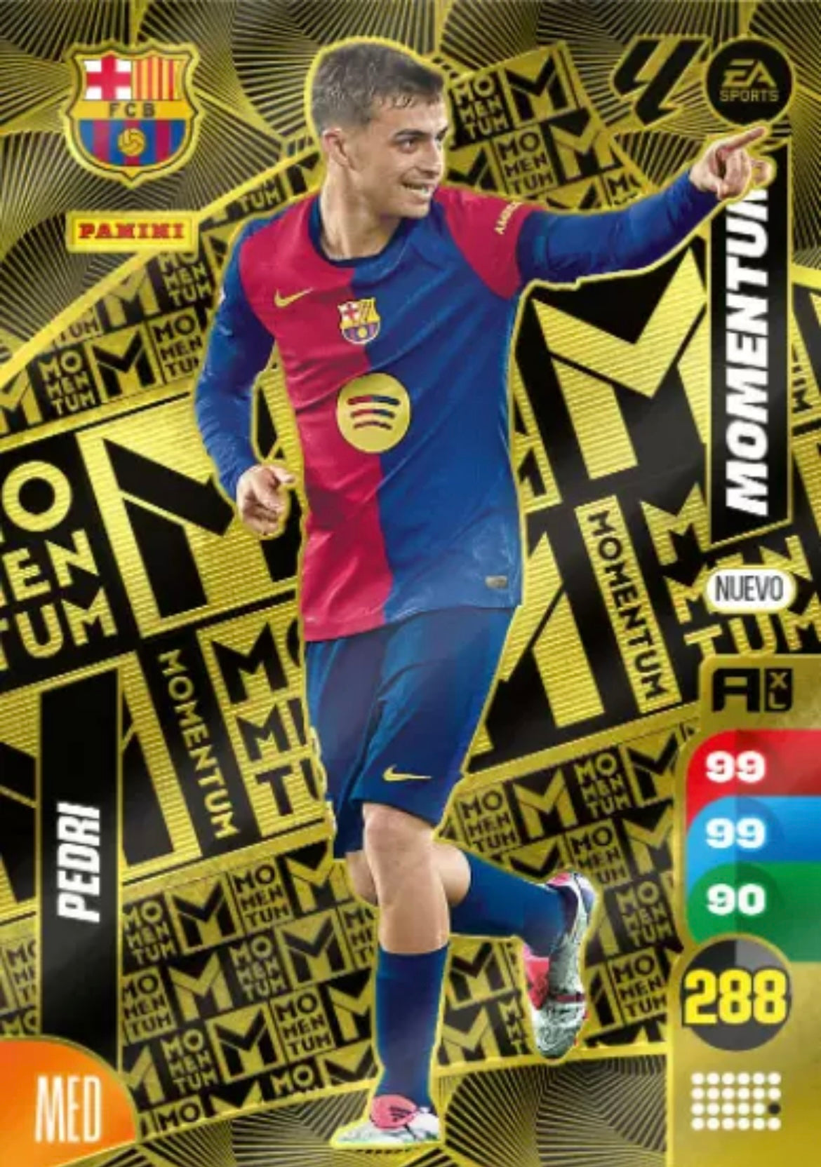 Pedri - Panini Adrenalyn XL La Liga 2024/2025 - Momentum