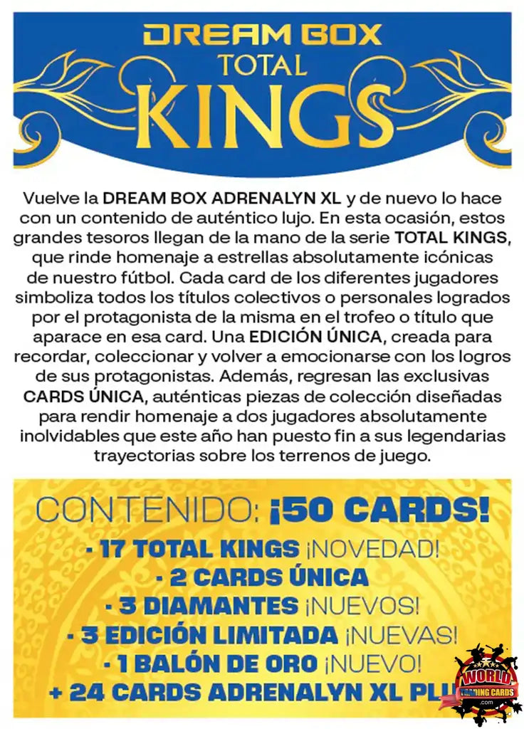 #DBK01 | Panini | Adrenalyn XL | La Liga | 2025-2026 | Tarjeta Dream Box Total Kings