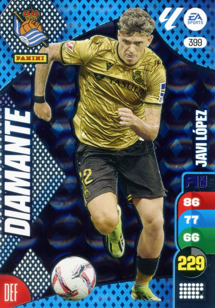 Panini Adrenalyn XL La Liga 2024/2025 - #399 - DIAMOND - JAVI LÓPEZ - 1st Edition, RAW Chrome