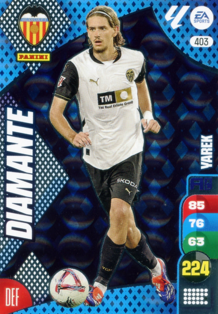 Panini Adrenalyn XL La Liga 2024/2025 - #403 - DIAMOND - YAREK - 1st Edition, RAW Chrome