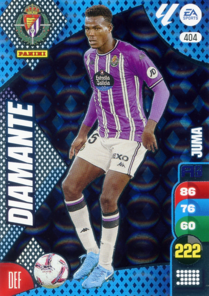 Panini Adrenalyn XL La Liga 2024/2025 - #404 - DIAMOND - JUMA - 1st Edition, RAW Chrome