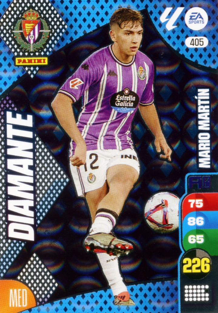Panini Adrenalyn XL La Liga 2024/2025 - #405 - DIAMOND - MARIO MARTÍN - 1st Edition, RAW Chrome
