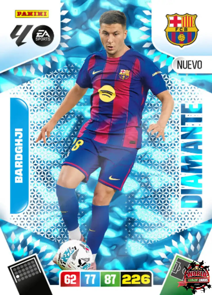 #DN01 | Panini | Adrenalyn XL | La Liga | 2025-2026 | Bardghji | Barcelona | New Diamond
