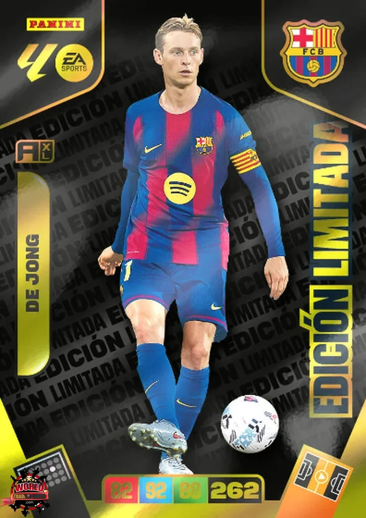 #EL002 | Adrenalyn XL | La Liga | 2025-2026 | De Jong | FC Barcelona | Edición Limitada