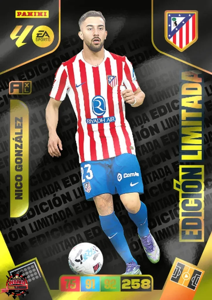 #EL001 | Adrenalyn XL | La Liga | 2025-2026 | Nico González | Atlético de Madrid | Edición Limitada
