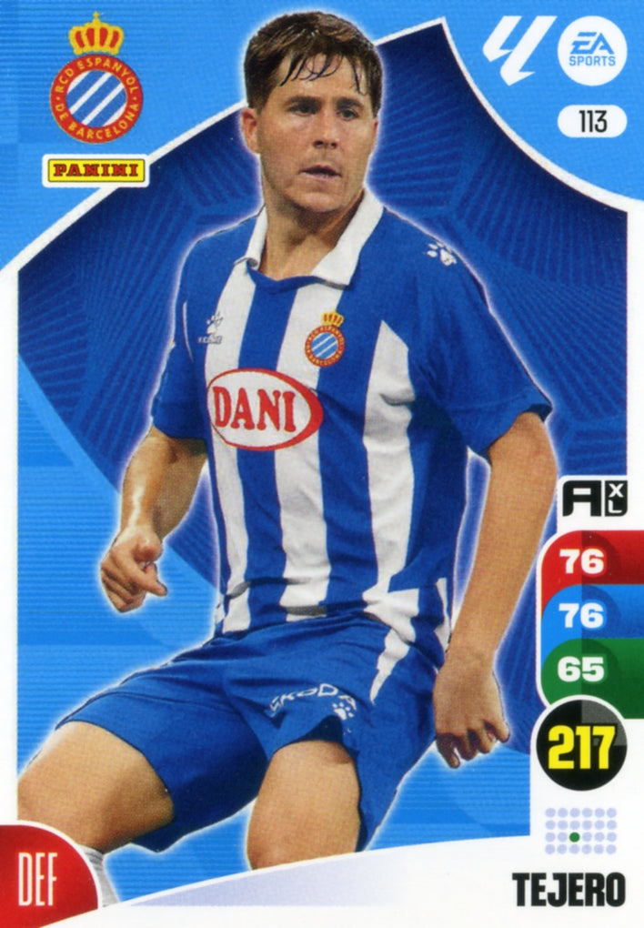 Panini Adrenalyn XL La Liga 2024/2025 - #113 - TEJERO - SPANISH - 1st Edition, RAW Chrome