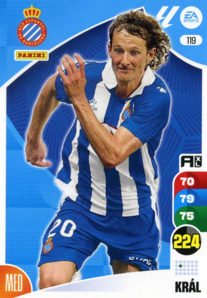 Panini Adrenalyn XL La Liga 2024/2025 - #119 - KRÁL - SPANISH - 1st Edition, RAW Chrome
