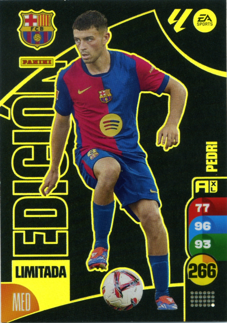 Panini Adrenalyn XL La Liga 2024/2025 - PEDRI - Limited Edition - RAW Chrome
