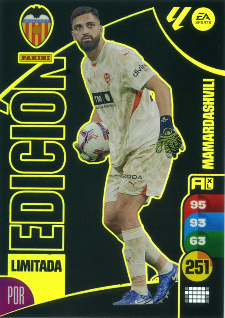 Panini Adrenalyn XL La Liga 2024/2025 - MAMARDASHVILI - Limited Edition - RAW Card