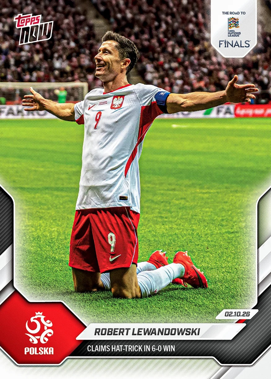 Topps | Now | UEFA Nations League | 2026-27 | #007 | Robert Lewandowski | Base