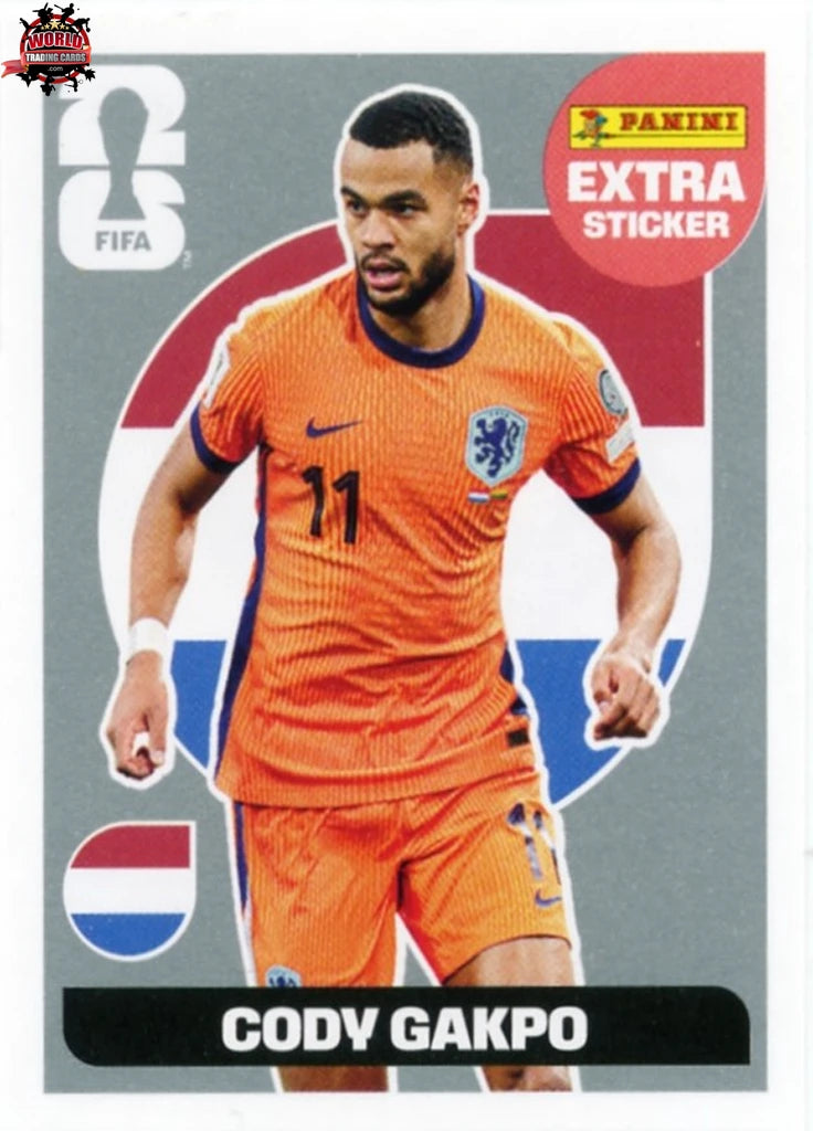 #CG-s | Fifa World Cup Stickers | Cody Gakpo | Netherlands | Extra / Silver | International version