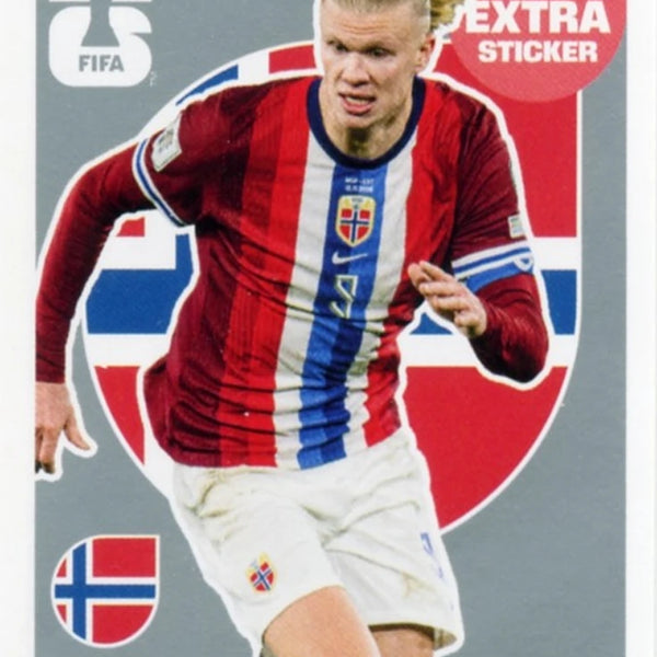 Trading Card Football-Erling Haaland-Norway-Panini Fifa World Cup