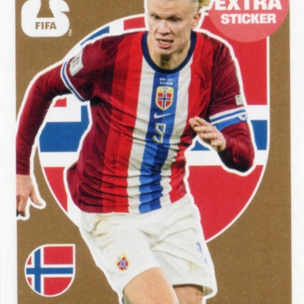 Trading Card Soccer-Erling Haaland-Norway-Panini Fifa World Cup