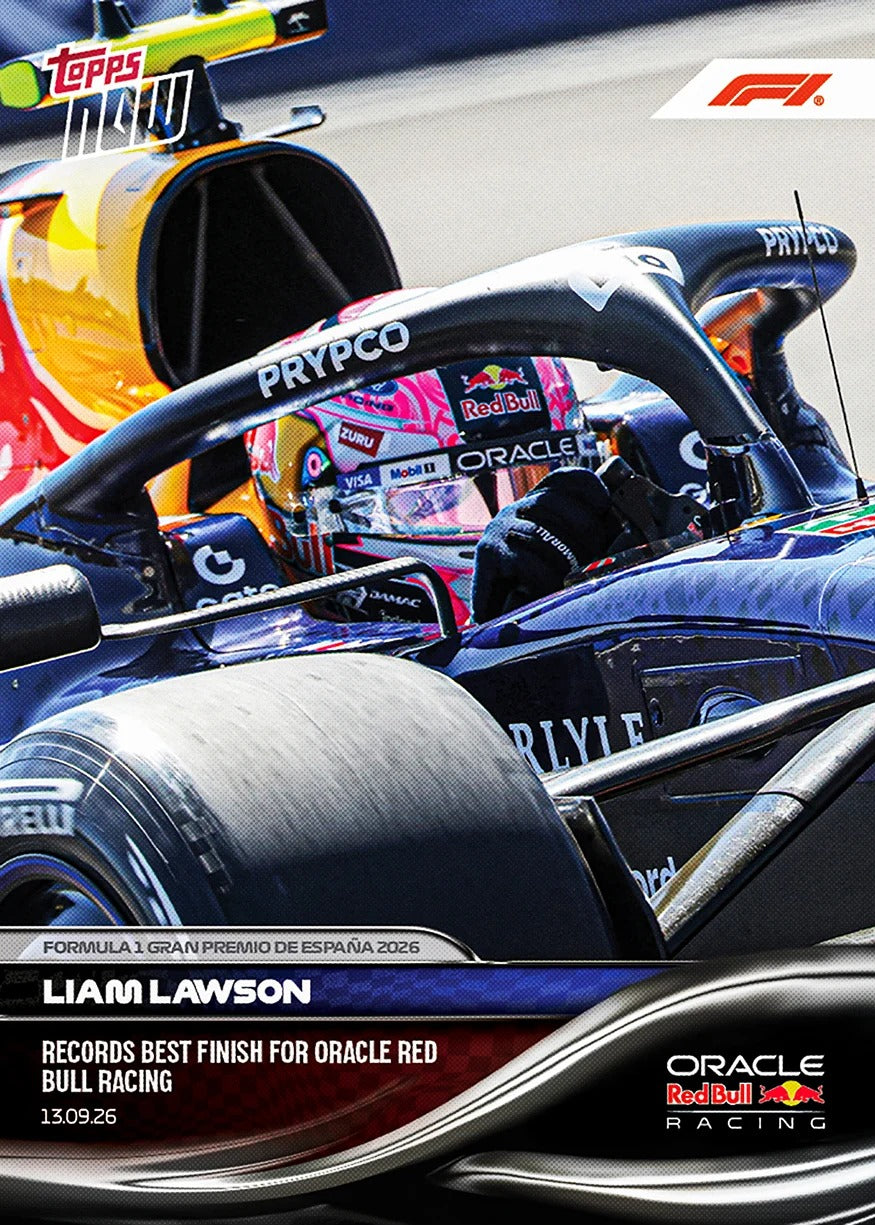 2026 | Topps | Now | Formula 1 | #060 | Liam Lawson | Base