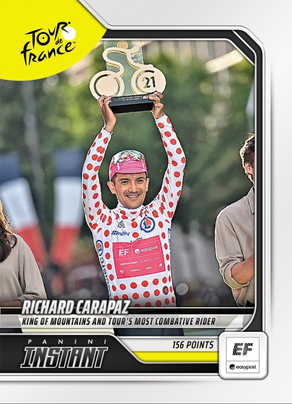 PITF71 | Panini | TOUR DE FRANCE | 2026 | PANINI INSTANT | Richard Carapaz | Base | Exclusive USA | Limited Editions | PREORDEN | ENVÍO 40 días aproximadamente desde la fecha de compra.