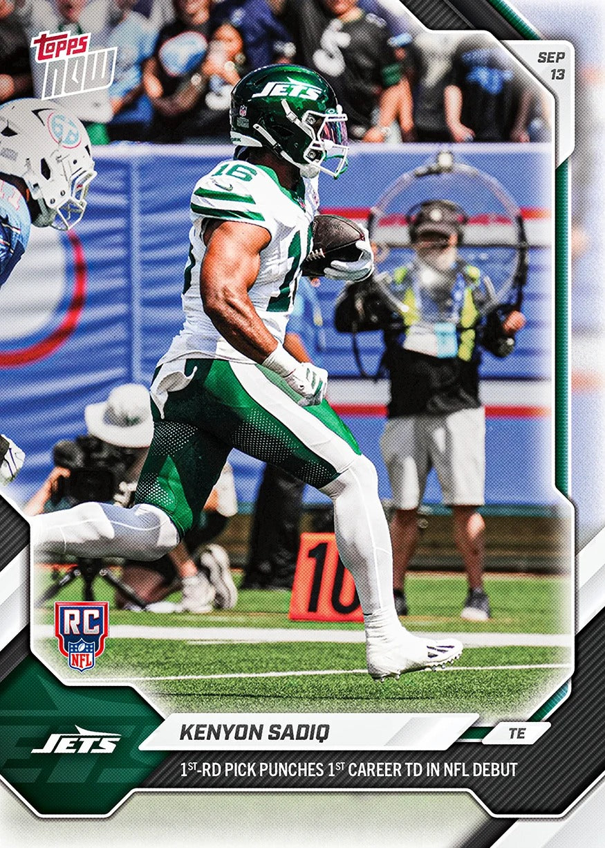 2026 | Topps | Now | NFL | #006 | Kenyon Sadiq | Base