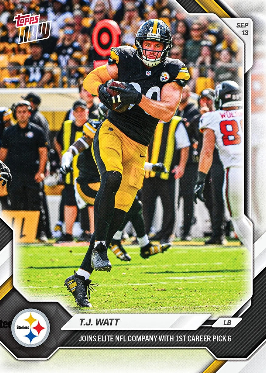 2026 | Topps | Now | NFL | #010 | T.J. Watt | Base