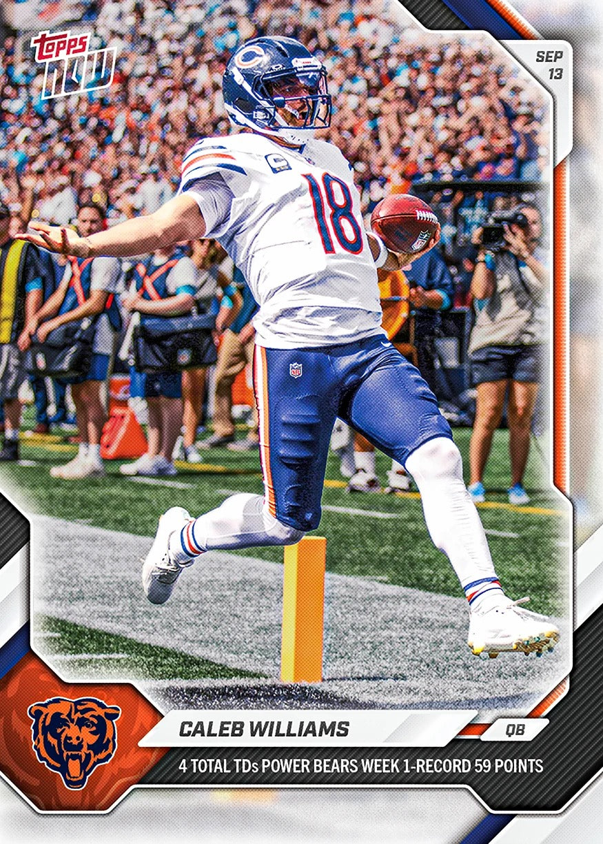 2026 | Topps | Now | NFL | #011 | Caleb Williams | Base