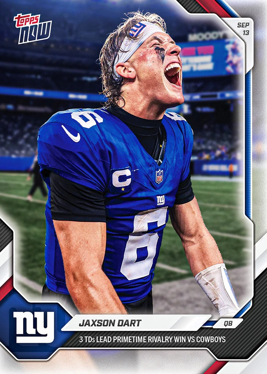 2026 | Topps | Now | NFL | #016 | Jaxson Dart | Base