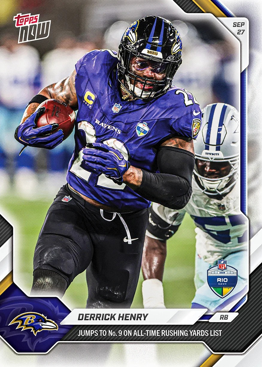 2026 | Topps | Now | NFL | #034 | Derrick Henry | Base