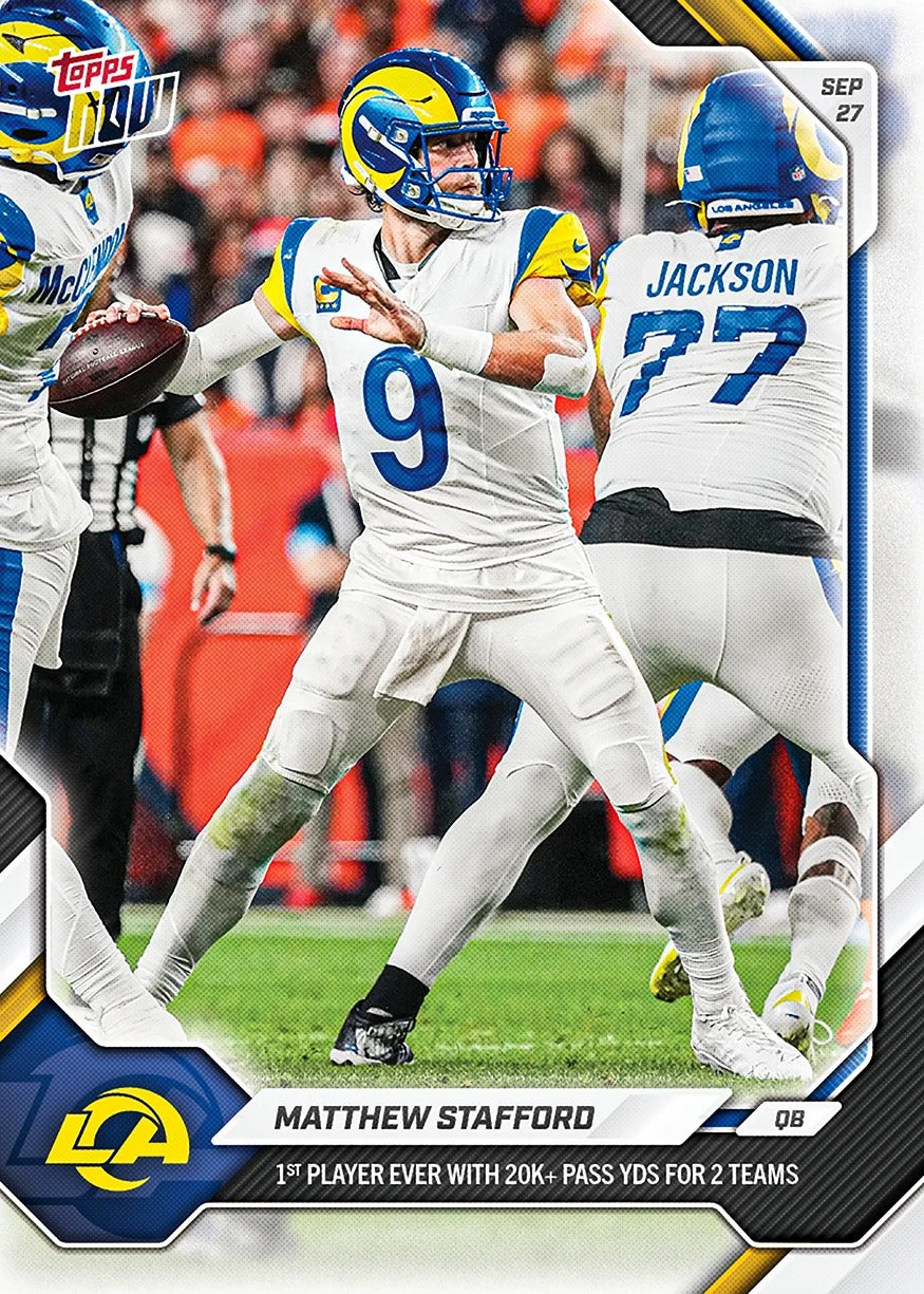 2026 | Topps | Now | NFL | #036 | Matthew Stafford | Base