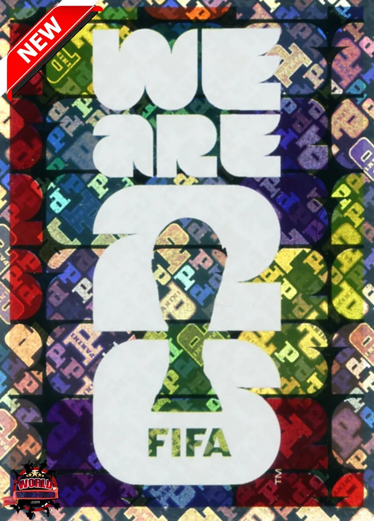 #FWC004 | Panini | Fifa World Cup Stickers | 2026 | Official Slogan | FIFA World Cup 2026 | Foil