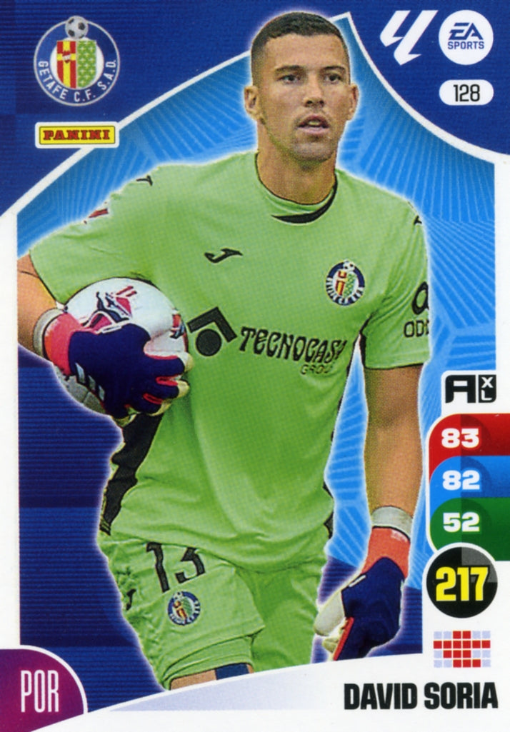 Panini Adrenalyn XL La Liga 2024/2025 - #128 - DAVID SORIA - GETAFE - 1st Edition, RAW Card