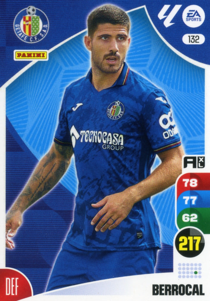 Panini Adrenalyn XL La Liga 2024/2025 - #132 - BERROCAL - GETAFE - 1ª Edición, Cromo RAW