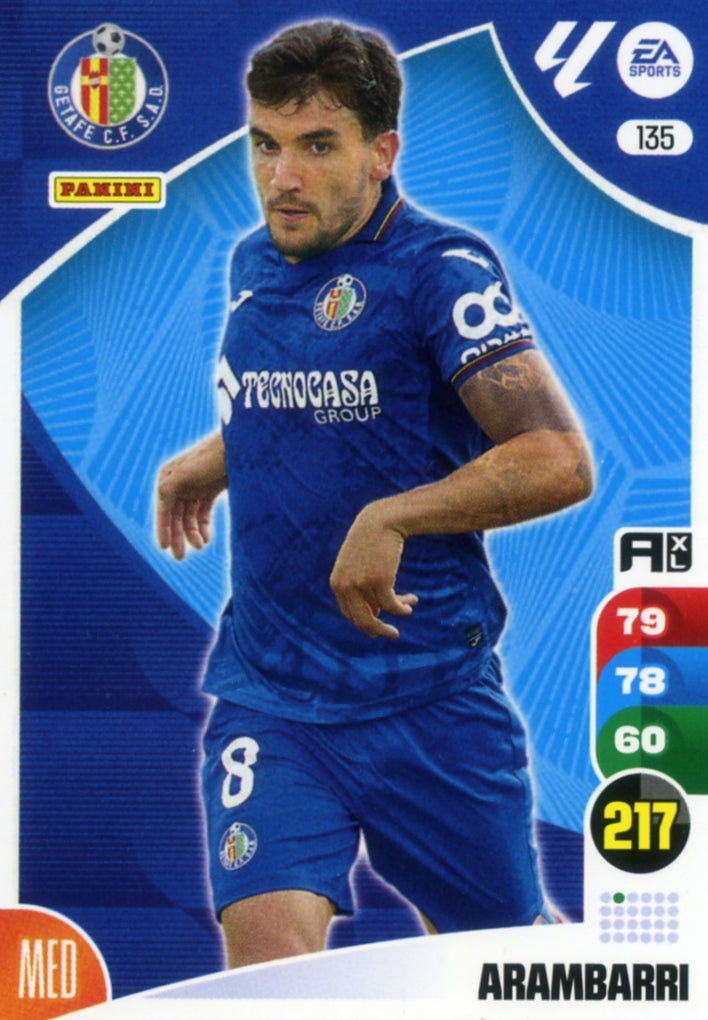 Panini Adrenalyn XL La Liga 2024/2025 - #135 - ARAMBARRI - GETAFE - 1st Edition, RAW Chrome